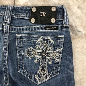 MISS ME BOOT EMBELLISHED CROSS SIZE 27